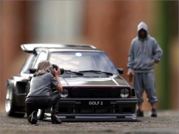 1:18 VW Golf 2 GTI R32 Khyzyl Saleem Breitbau - NEU inkl. OVP